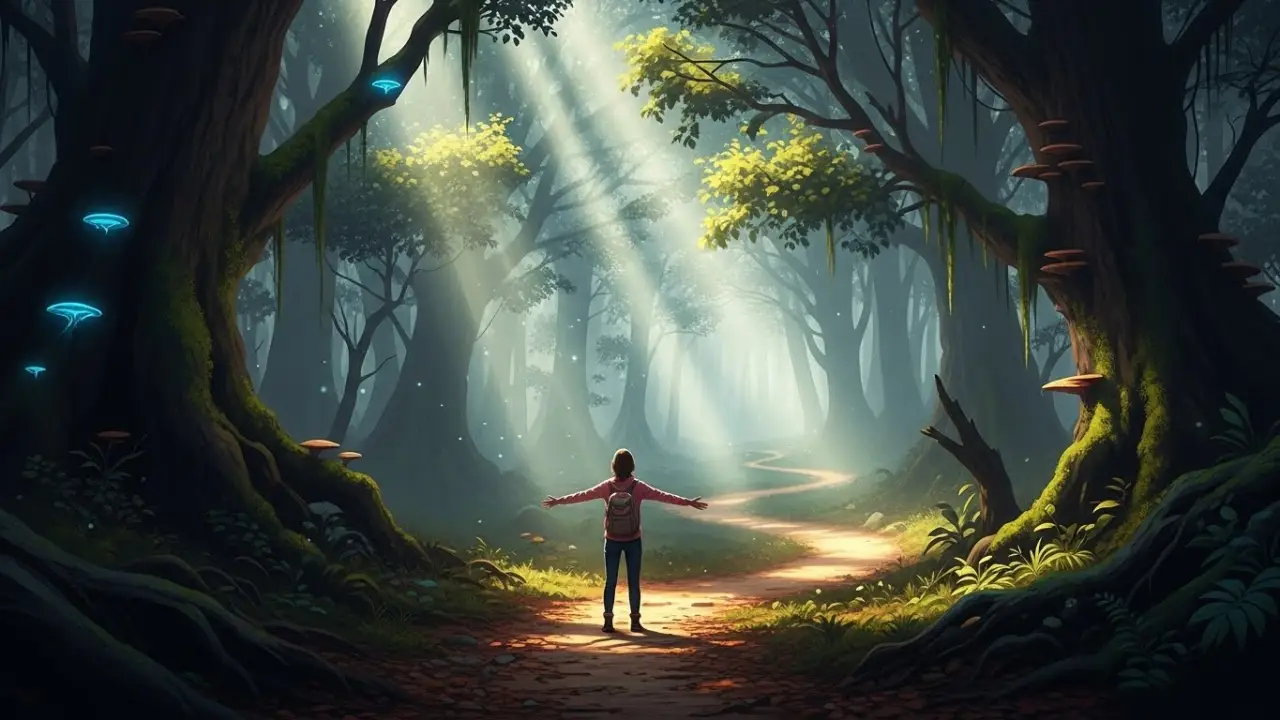 길을 잃는 순간 이미지